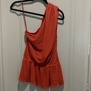Alice + Olivia one shoulder blouse